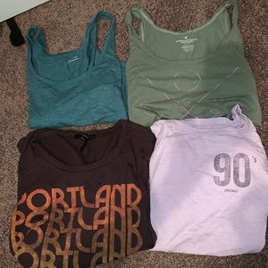 american eagle tank top/ t-shirt bundle